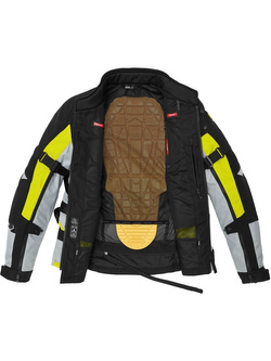 Kurtka motocyklowa tekstylna Spidi Allroad czarna-fluo