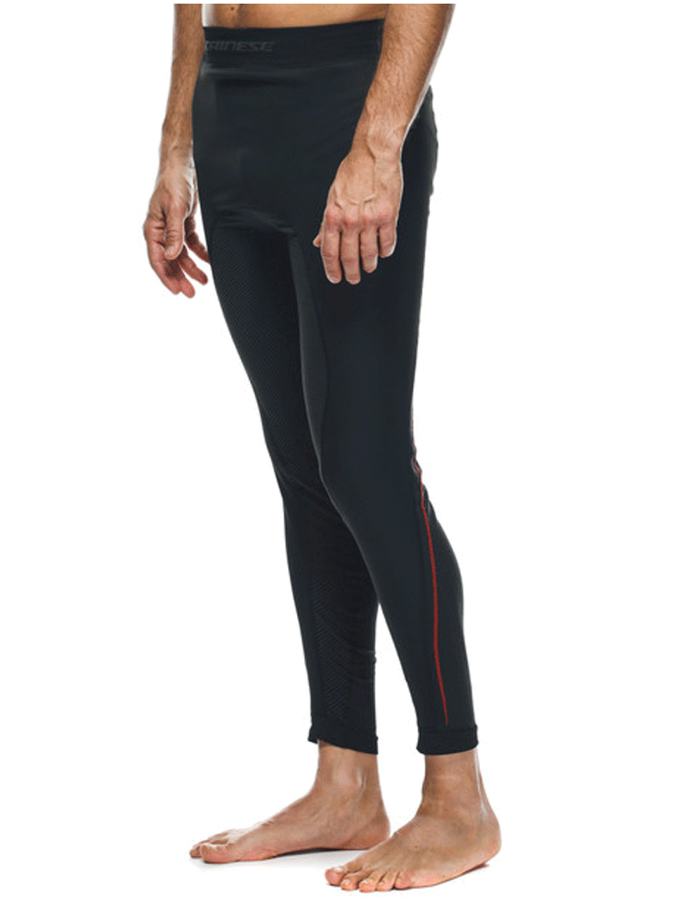 Spodnie termoaktywne Dainese No-Wind Thermo czarno-czerwone
