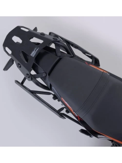 Zestaw: kufry boczne + kufer centralny TRAX ADV + stelaże SW-Motech KTM (wybrane modele) czarne [poj.: 2 x 37l + 38l]