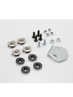 Zestaw: kufer centralny srebrny TRAX ADV + stelaż Adventure-rack SW-Motech TRIUMPH Tiger 1200 XCa / XCx/ XR / XRt / XRx (17-) [pojemność 38 L]