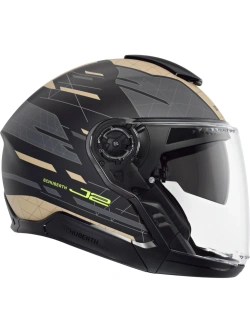 Kask otwarty Schuberth J2 Nova czarno-szaro-brązowy