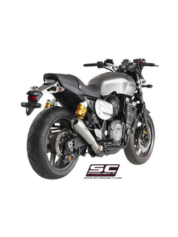 Tłumik SC-Project Conical Stainless Steel / Matt Black (Slip-on) - Yamaha XJR 1300 / RACER [15-16]