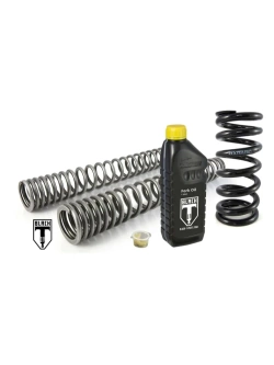 Zestaw sprężyn progresywnych przedniego zawieszenia widelca i amortyzatora Touratech Black-T BMW K 100 (83-91)