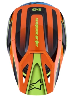 Kask enduro Alpinestars SM3 Fray czarno-pomarańczowy-fluo