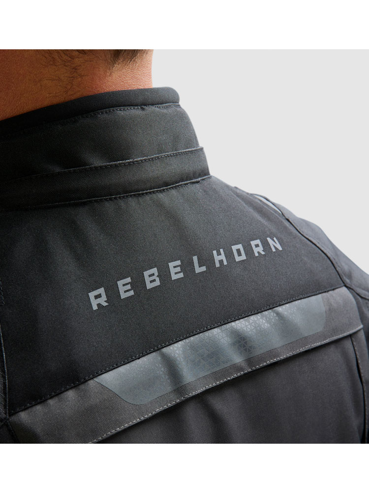 Kurtka motocyklowa tekstylna Rebelhorn Cubby V czarno-czerwona
