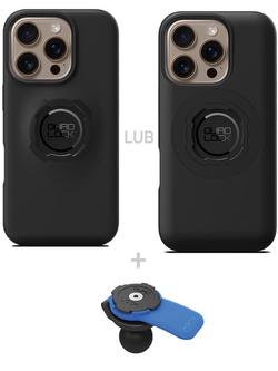 Zestaw: etui na telefoniPhone 16 Pro + uchwyt kulowy Quad Lock