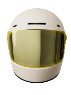 Kask integralny John Doe One Frozen biały