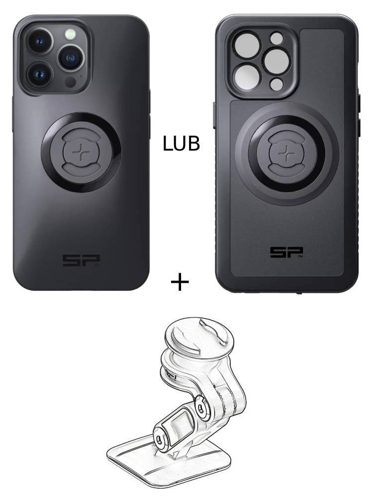 Zestaw do samochodu: etui na telefon iPhone 13 Pro + mocowanie SP Connect