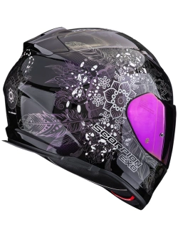 Kask integralny Scorpion Exo-491 Dream czarno-fioletowy