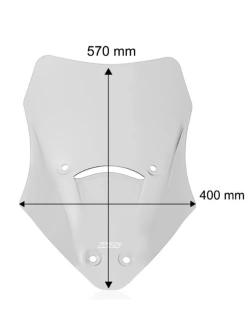 Szyba motocyklowa WRS Caponord Ducati Mutlistrada V2/ S (25-) przyciemniana