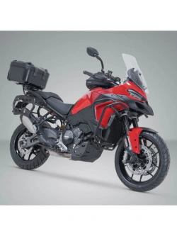 Zestaw: kufer centralny DUSC L + stelaż Adventure-rack Ducati Multistrada V2/ S (12,13,14) (24-) [poj.: 41l]