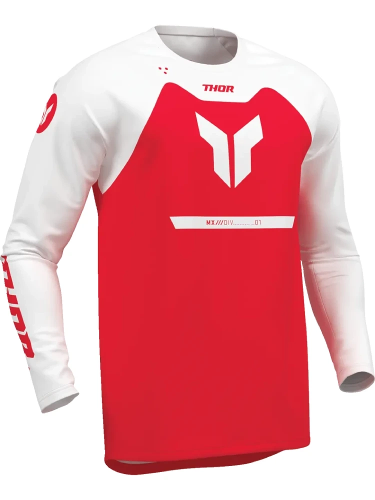 Bluza enduro Thor Ridemode Menace czerwona