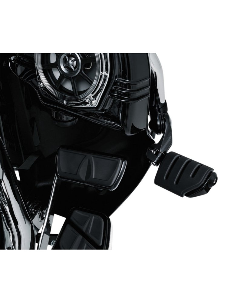 Krótkie spacerówki Tour-Tech z podnóżkami Trident Dually Kuryakyn uniwersalne czarne