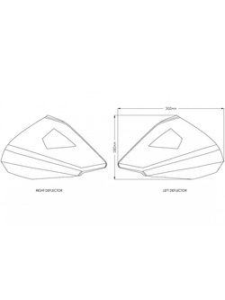 Deflektory boczne górne owiewki Puig BMW (wybrane modele) mocno przyciemniane