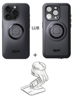 Zestaw do samochodu: etui na telefon iPhone 15 Pro + mocowanie SP Connect