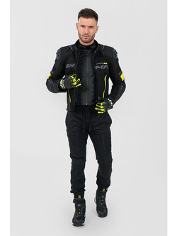 Kurtka motocyklowa tekstylna Shima Solid 2.0 Vent czarno-fluo