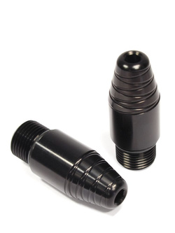 Końcówki kierownicy GILLES LG-20 wkręcane aluminiowe czarne