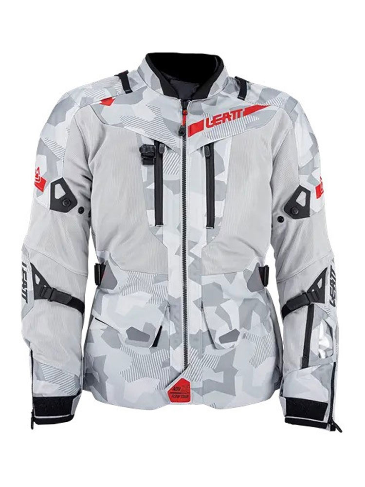 Kurtka motocyklowa tekstylna Leatt ADV FlowTour 7.5 szara