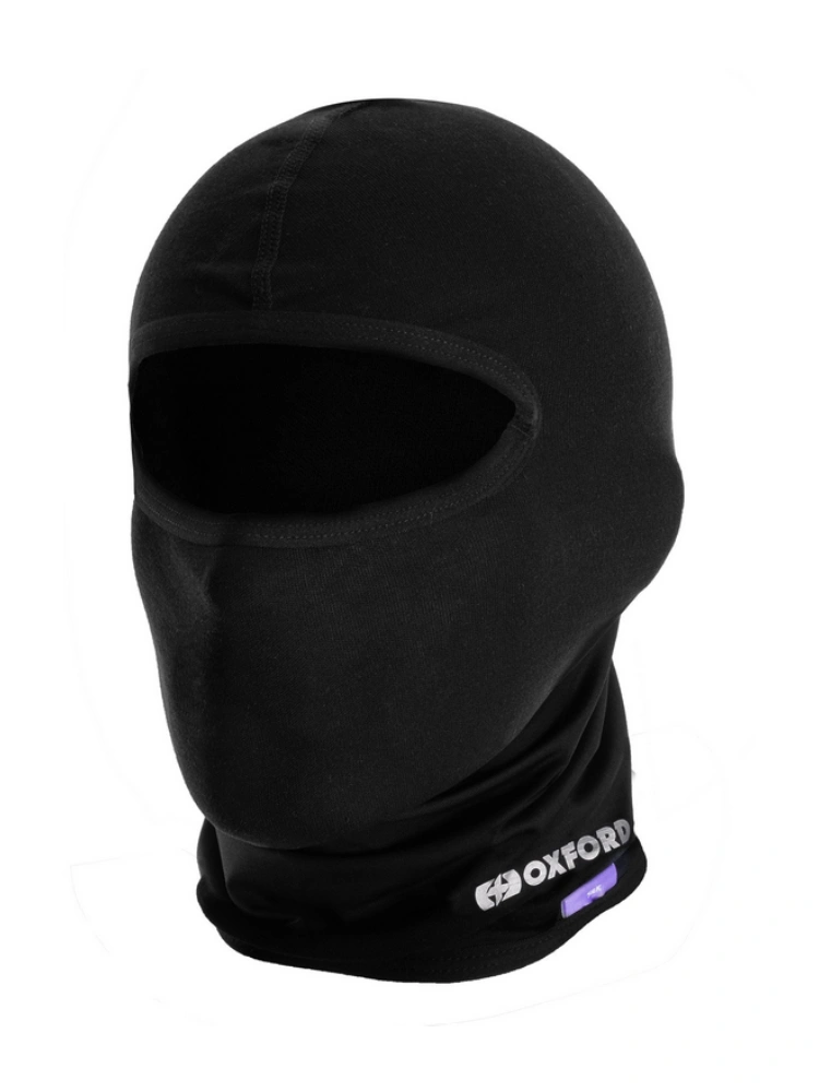 Kominiarka motocyklowa Oxford Deluxe Silk z dużym otworem na oczy, czarna