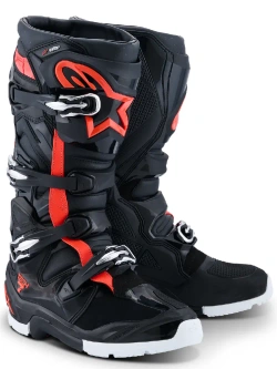 Buty enduro Alpinestars MX Tech 7 Drystar czarno-biało-czerwone