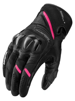Rękawice motocyklowe damskie Shima Spark 3.0 czarno-różowe