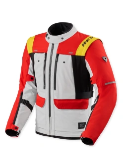 Kurtka motocyklowa tekstylna REV’IT! Offtrack 3 H2O czerwono-biała