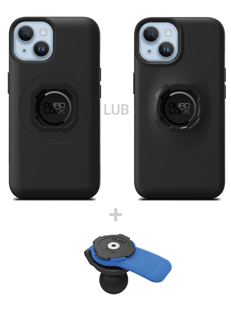 Zestaw: etui na telefoniPhone 14 oraz uchwyt kulowy Quad Lock