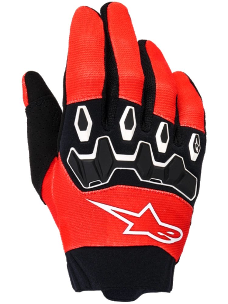 Rękawice cross dziecięce Alpinestars MX Full Bore V2 czarno-czerwone