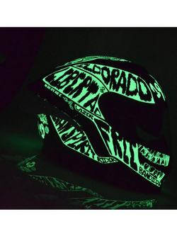 Kask integralny LAZER Rafale Evo Mexicana czarny-fluo