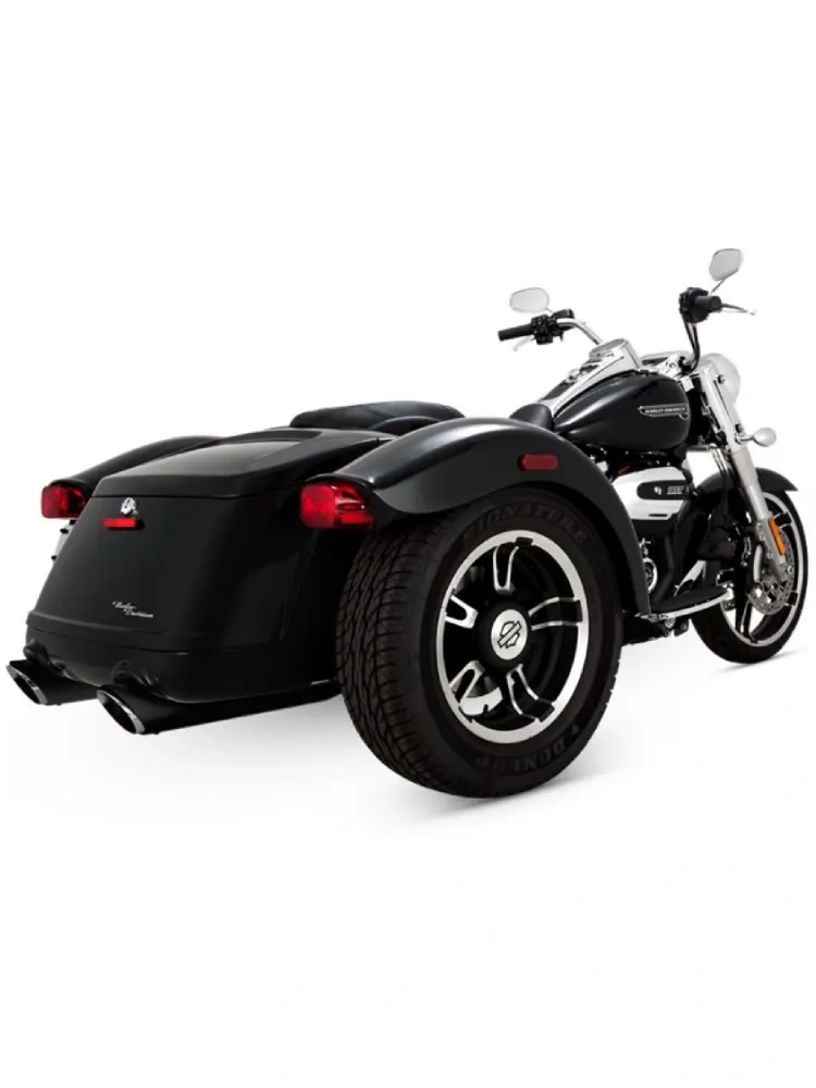 Tłumik motocyklowy Vance & Hines Twin Slash Harley Davidson (17-) (wybrane modele) czarny matowy