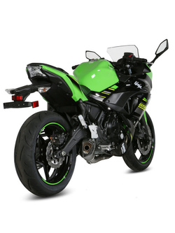 Pełny układ wydechowy (Delta Race) MIVV do Kawasaki Ninja 650 / Z650 (17-) srebrny