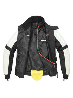 Kurtka motocyklowa tekstylna Spidi Net H2Out czarno-szara