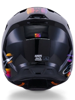 Kask enduro Alpinestars SM3 Force czarno-różowo-pomarańczowy