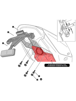 Fender eliminator PUIG Ducati Monster 937/ Plus (21-)