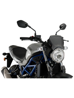 Owiewka PUIG Retroplate do Husqvarna, Indian, Kawasaki, Suzuki, Triumph, Yamaha (wybrana modele) czarny