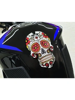 Tankpad Uniwersalny Onedesign Czaszka czerwona