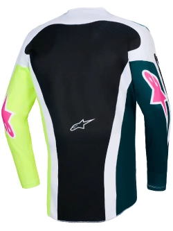 Bluza cross Alpinestars MX Racer Portl zielono-biało-różowa