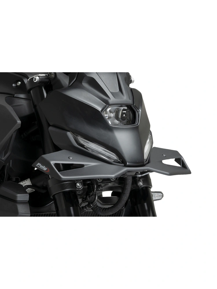 Przednie spoilery Puig Yamaha MT-07/Y-AMT (25-) czarne matowe
