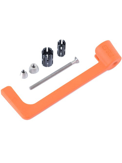 Osłona dźwigni hamulca R&G Ducati, Triumph, Suzuki (wybrane modele) pomarańczowa