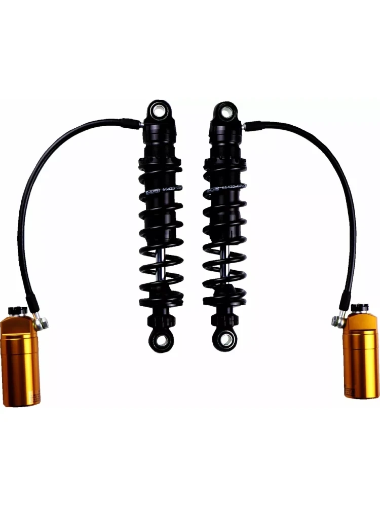 Zestaw amortyzatorów motocyklowych tylnych Ohlins STX36 Twin Blackline 13" Harley Davidson Electra/ Road/ Street Glide (14-24), Road King (14-24) (wybrane modele)