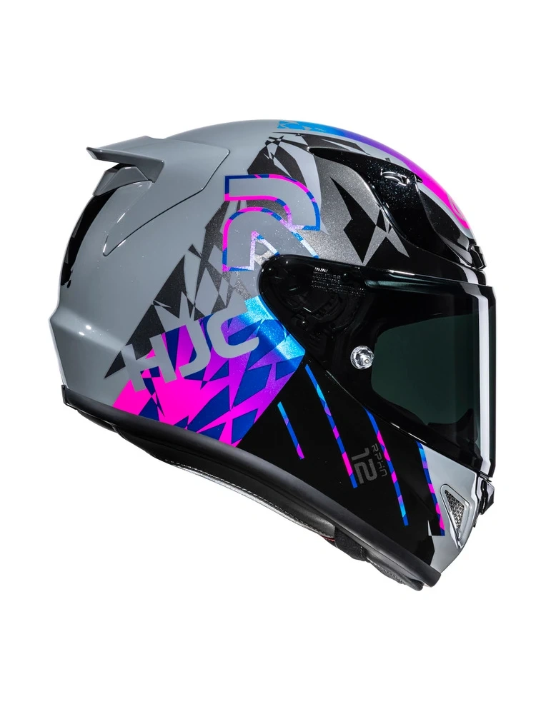 Kask integralny HJC RPHA 12 Kate czarno-szaro-fioletowy