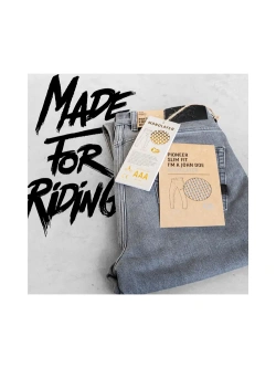 Spodnie motocyklowe jeansowe John Doe Pioneer Mono jasnoszare