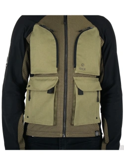 Koszula z ochraniaczami Knox Tor czarno-zielona