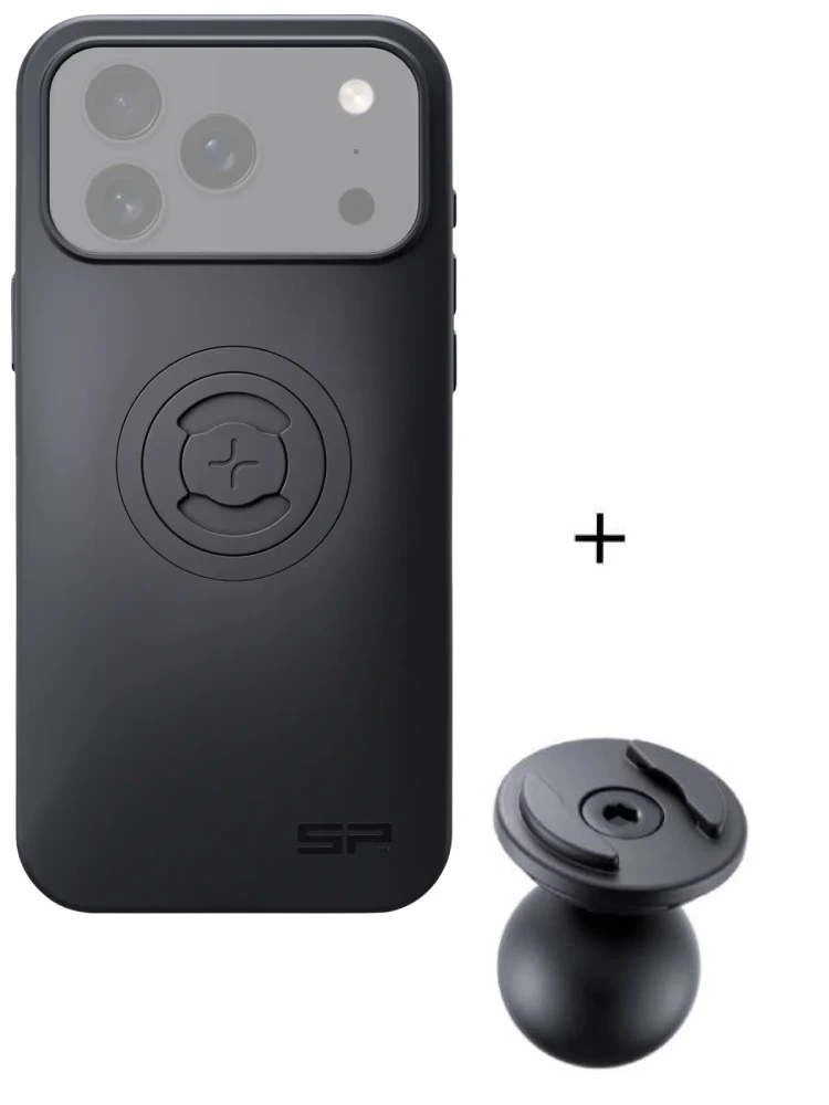 Zestaw: etui na telefon iPhone 17 Pro Max + uchwyt kulowy Pro SPC+ SP Connect