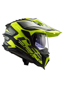 Kask integralny LS2 MX701 Explorer HPFC Alter matowy żółto-czarny
