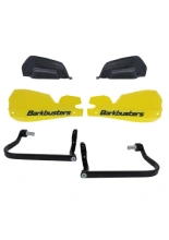 Osłony dłoni Barkbusters VPS z regulowanymi deflektorami, żółte + zestaw montażowy BMW, Honda, KTM, Suzuki