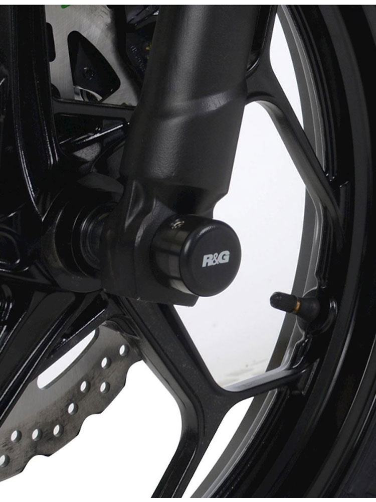 Slidery przedniego zawieszenia R&G do Kawasaki Ninja 125 / Z125 (19-21), Ninja 250SL (14-20), Z250SL (14-18)