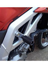 CRASH PADY R&G DO Suzuki SV1000 Bikini (03-05) / SV1000 FullFaired (03-05) / SV1000 Unfaired (03-05) (SREBRNY KIT MONTAŻOWY))
