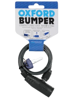 Linka antykradzieżowa Oxford Bumper Smoke [długość: 60 cm; średnica: 6 mm]