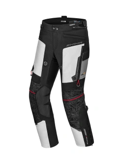 Spodnie motocyklowe tekstylne Shima Tracker czarno-jasnoszare